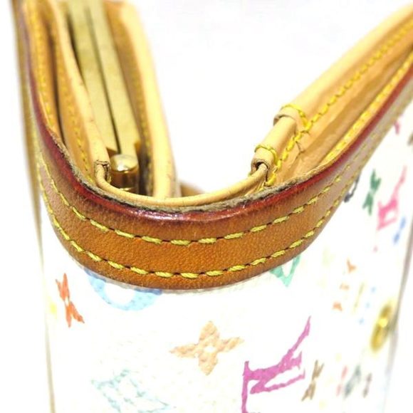 LOUIS VUITTON Monogram Multicolor Portomone Bier Viennois M92987 Clasp Wallet Bi - Picture 3 of 9